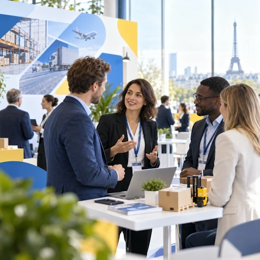 Conférence professionnelle avec ateliers et démonstrations autour de la logistique