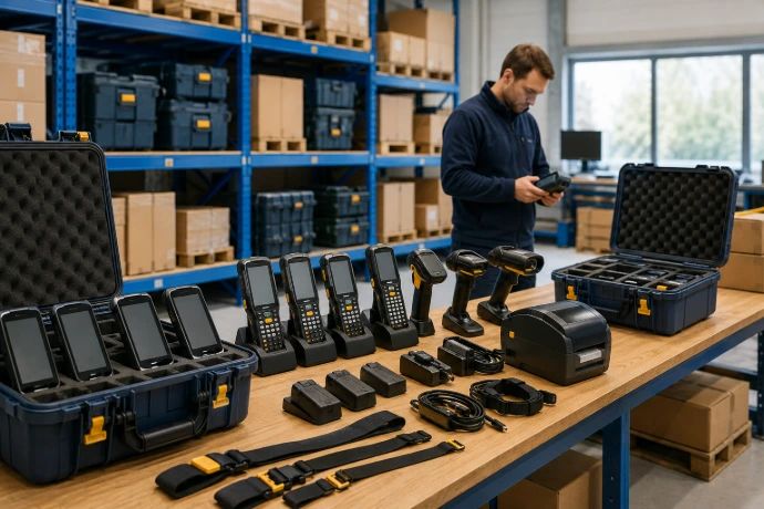 Flotte de terminaux mobiles, scanners, imprimante et accessoires disponibles à la location
