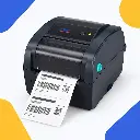 Imprimante TSC TC200 imprimant une étiquette logistique