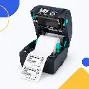 Imprimante TSC TC210 imprimant une étiquette logistique