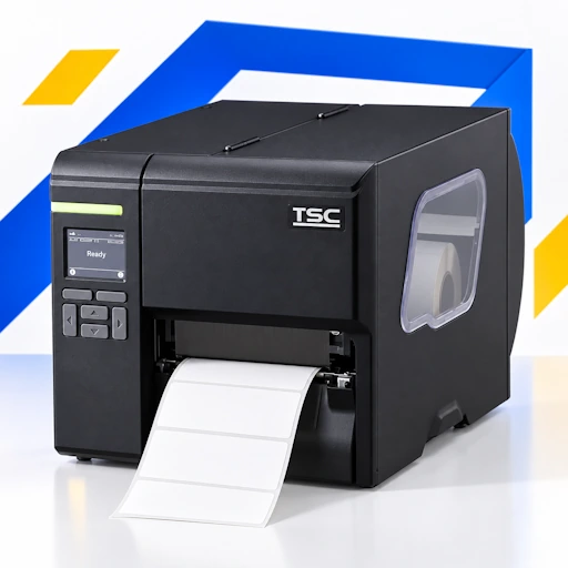 Vue avant de l’imprimante TSC ML241P avec écran LCD couleur
