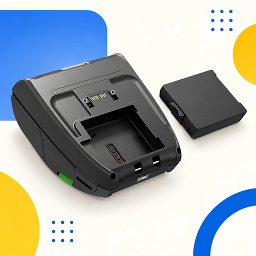 TSC Alpha-40L – batterie et compartiment arrière