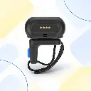 Lecteur code-barres annulaire Newland WD4, vue arrière avec contacts de recharge
