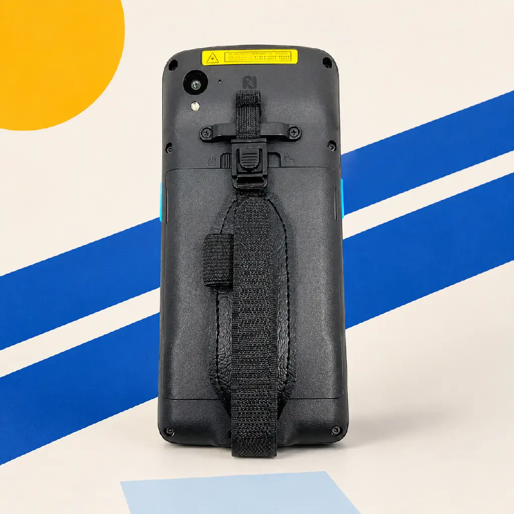 Sangle de maintien 5400-900052G installée sur un terminal Unitech EA530